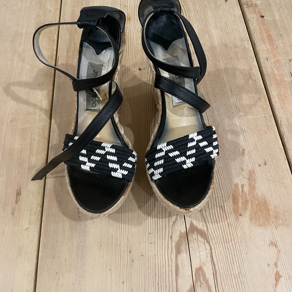 Jimmy Choo Strappy Wedge Sandals size 40 - Picture 1 of 9